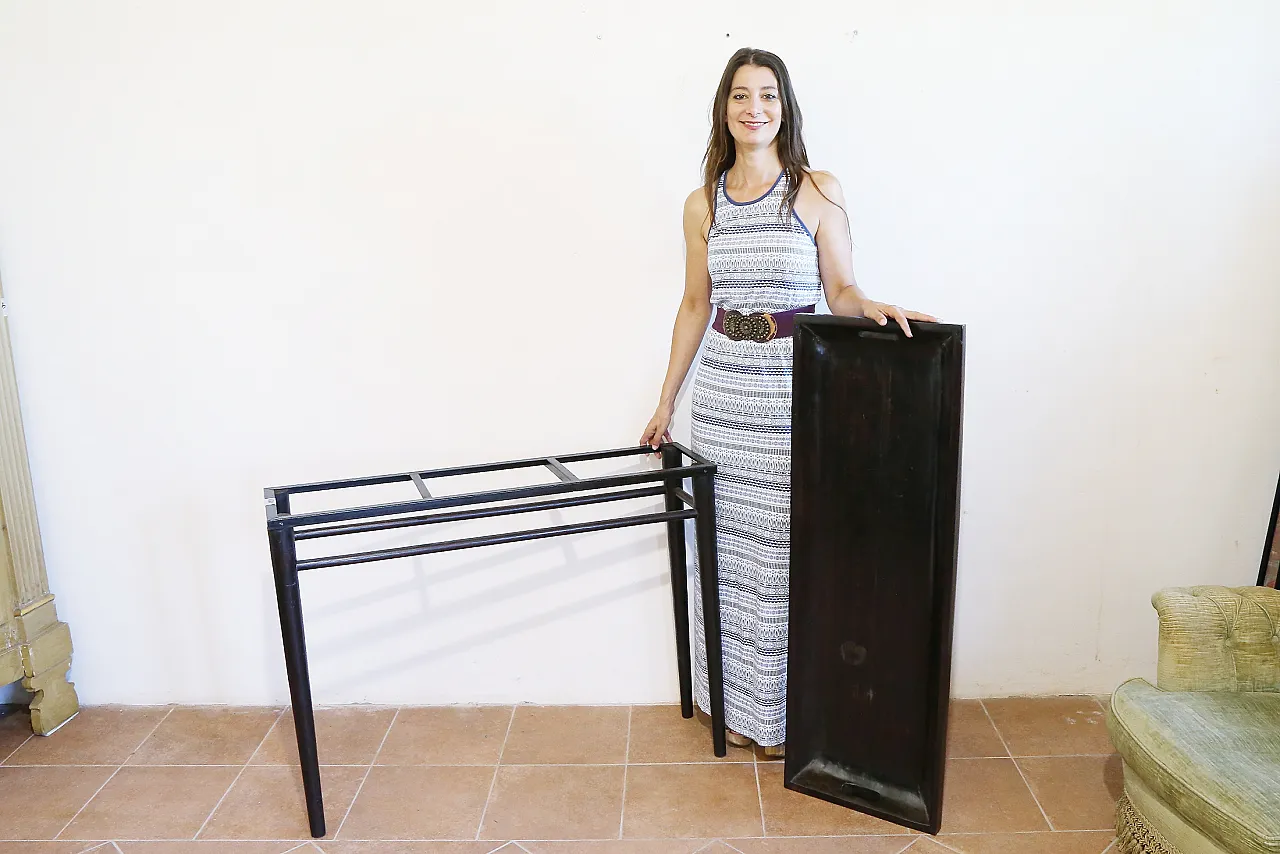 Consolle Vassoio Legno Sandalo Massello Ebanisteria imperiale cinese 10