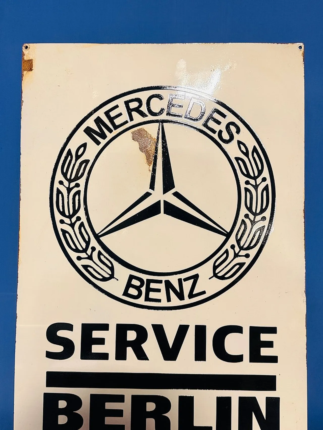 Insegna da officina Mercedes Benz, anni '70 1