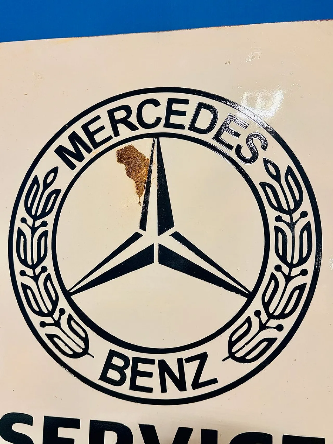 Insegna da officina Mercedes Benz, anni '70 2