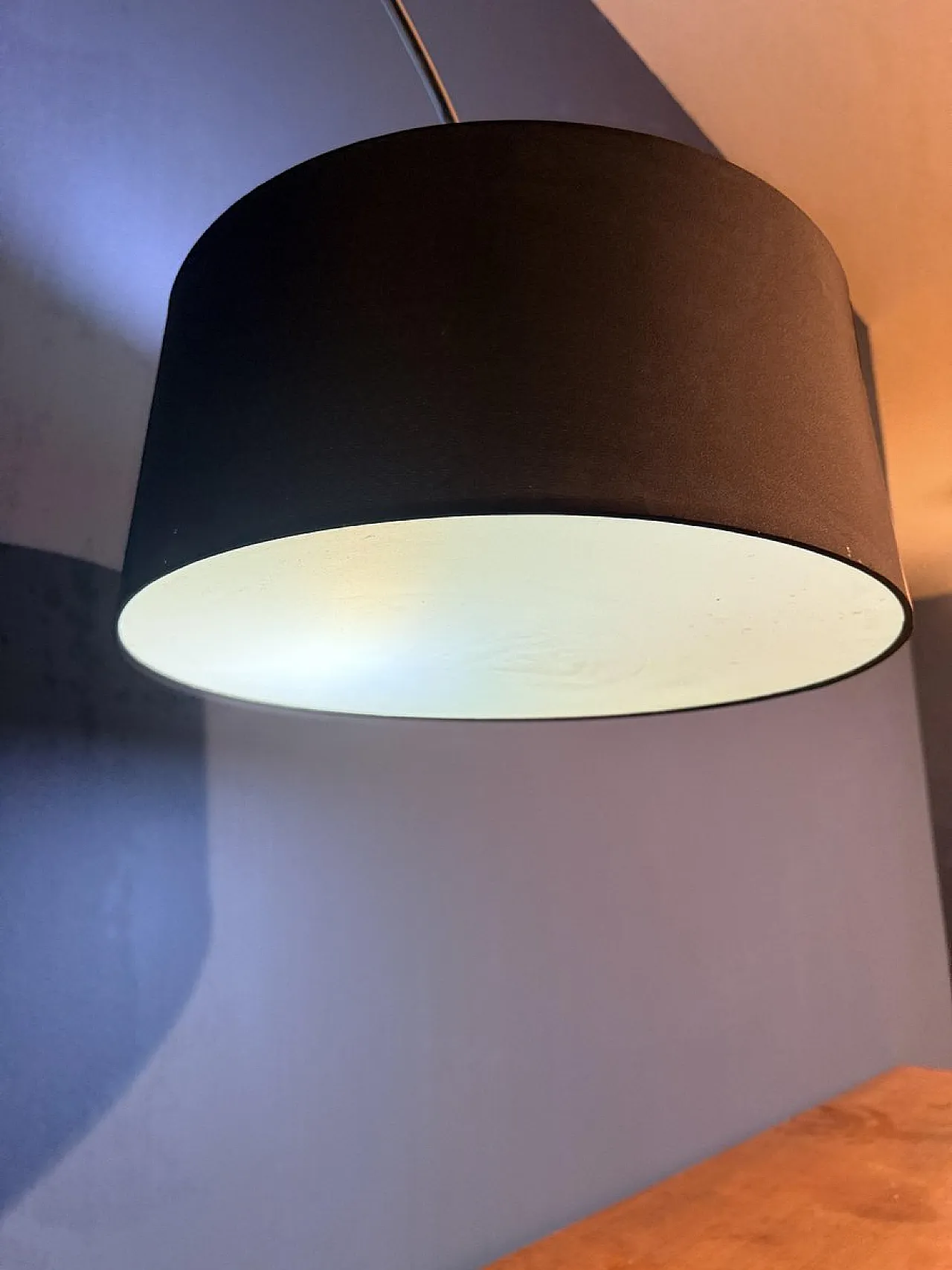 Extendable floor lamp in chromed metal, 1970s 5