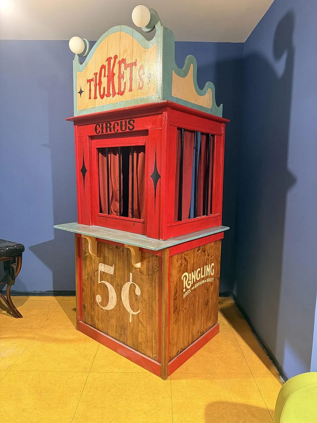 Barnum Circus ticket booth, 1960s 8