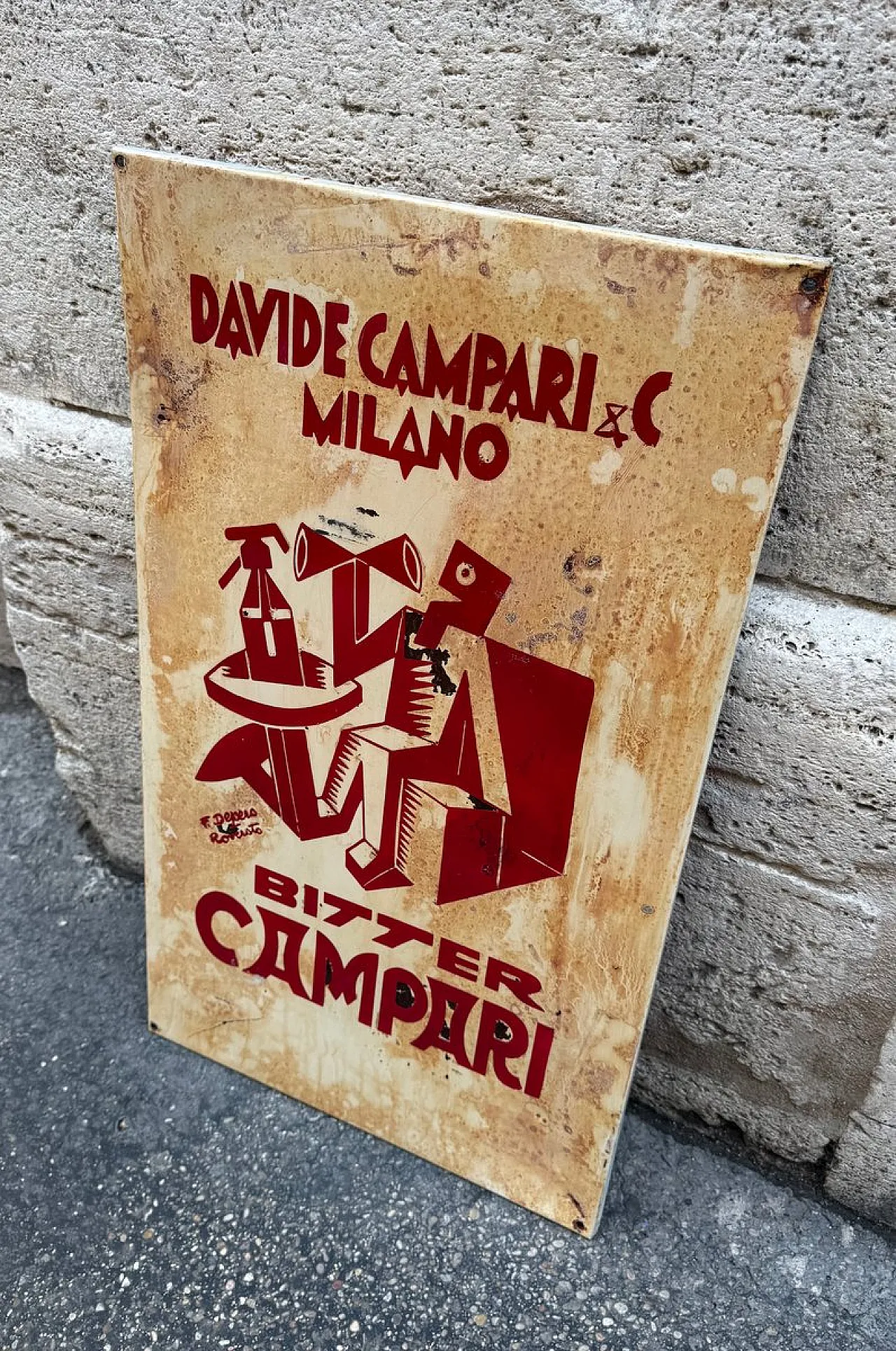 Insegna pubblicitaria Campari di Davide Campari & C. Milan, anni '20 6