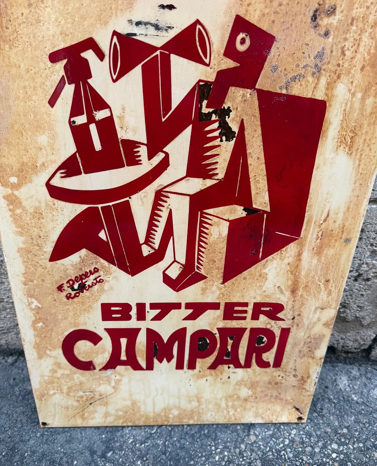 Insegna pubblicitaria Campari di Davide Campari & C. Milan, anni '20 8