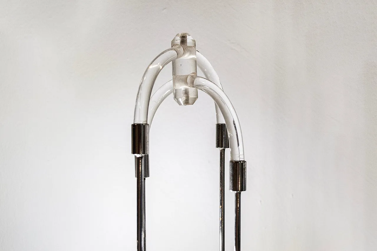 Acrylic glass floor lamp, 1980s 1