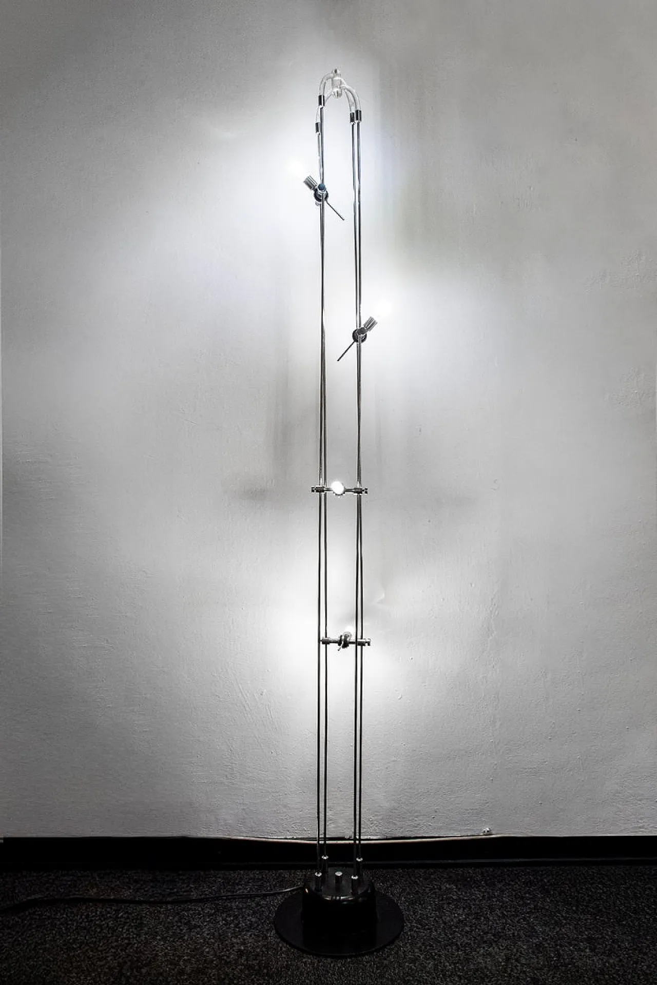 Acrylic glass floor lamp, 1980s 2