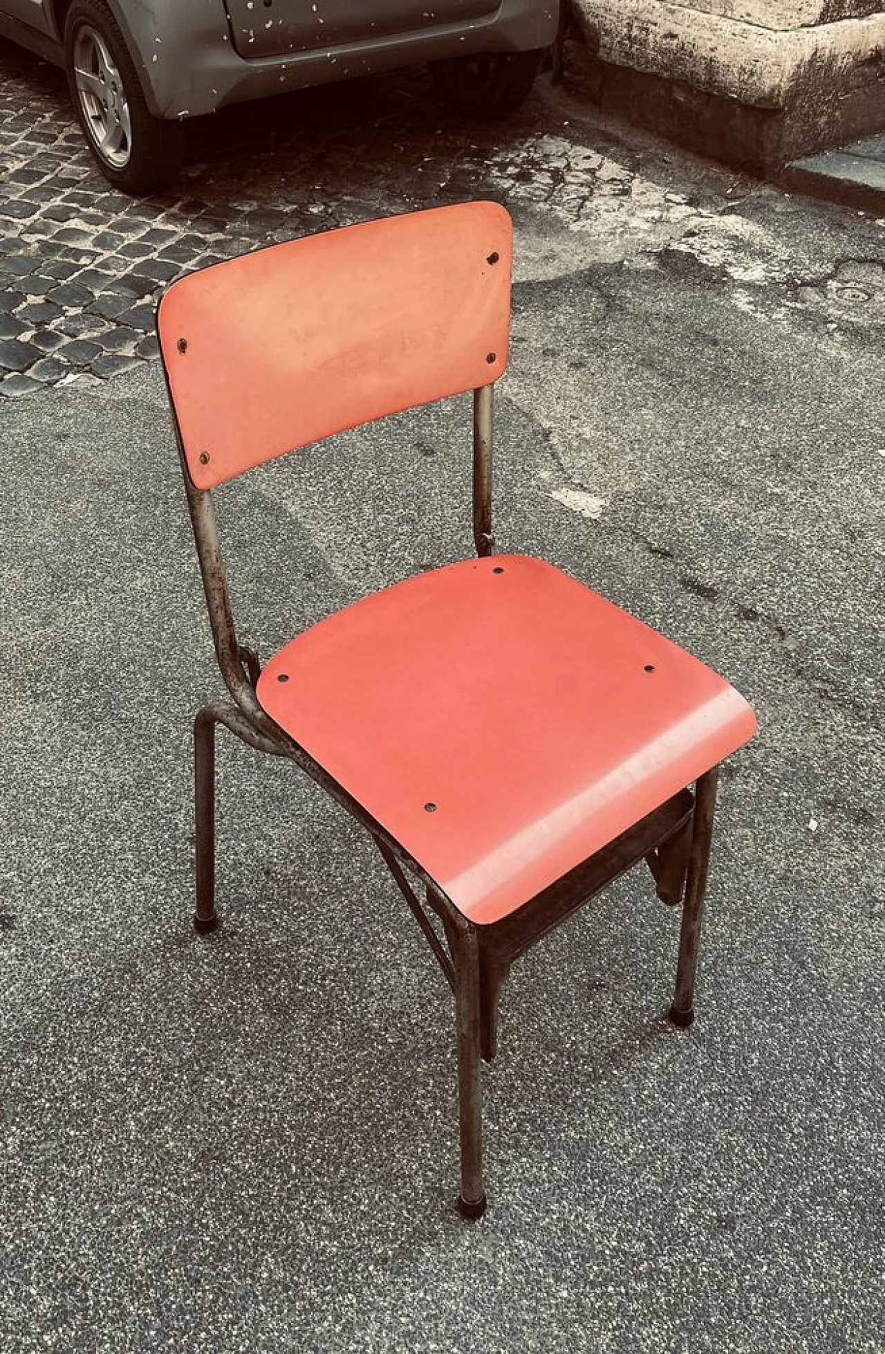 Sedia trasformabile a scala, Italia, anni '50 6