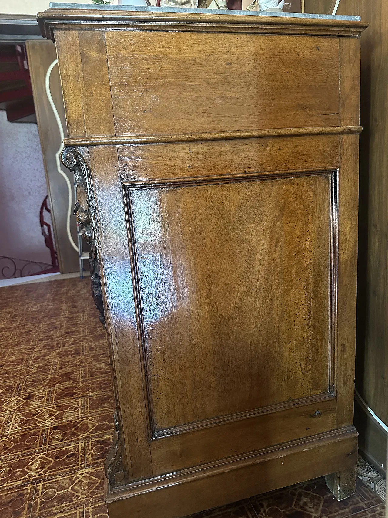 Neo-Renaissance hunting sideboard with marble top, late 19th century 4
