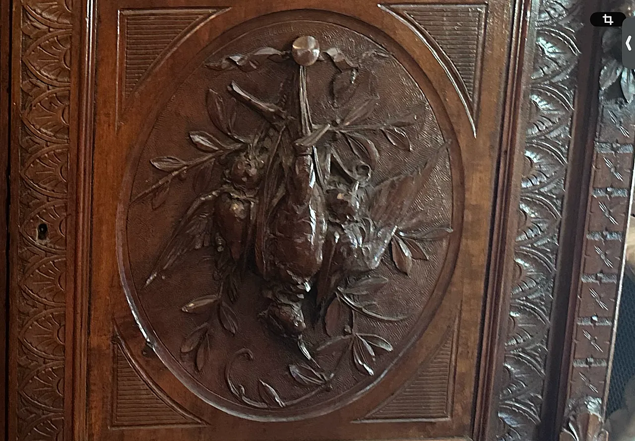 Neo-Renaissance hunting sideboard with marble top, late 19th century 10