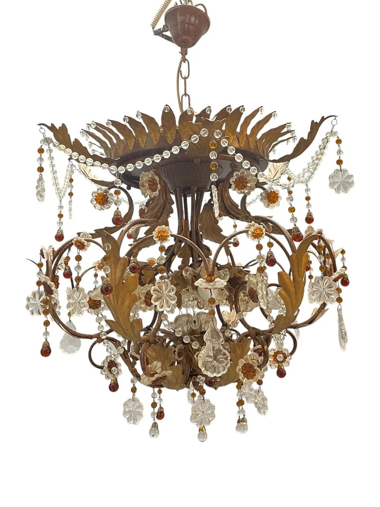 Murano glass chandelier, Italy, 1960s 1