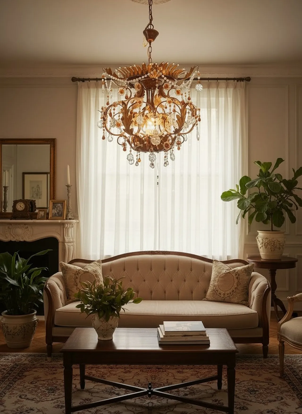 Murano glass chandelier, Italy, 1960s 2