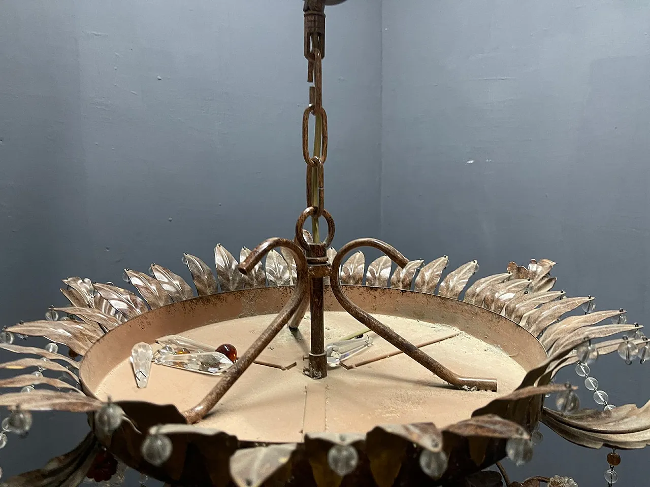 Murano glass chandelier, Italy, 1960s 9