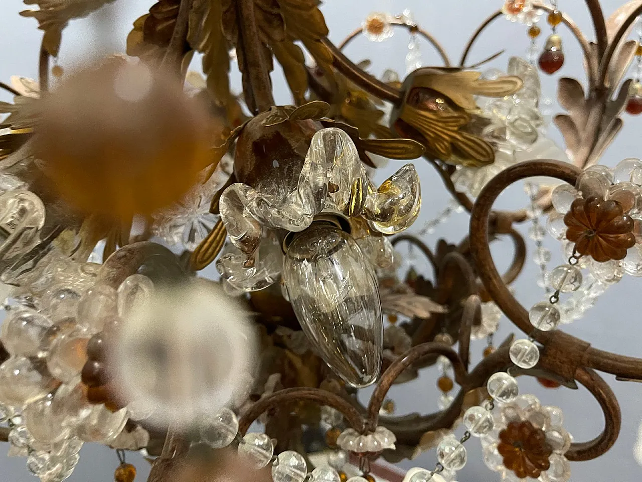Murano glass chandelier, Italy, 1960s 14