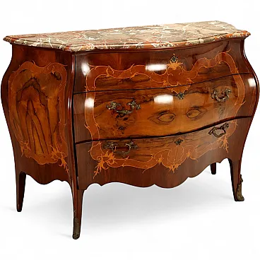 Chest of drawers in Lombard Baroque style, 20th century