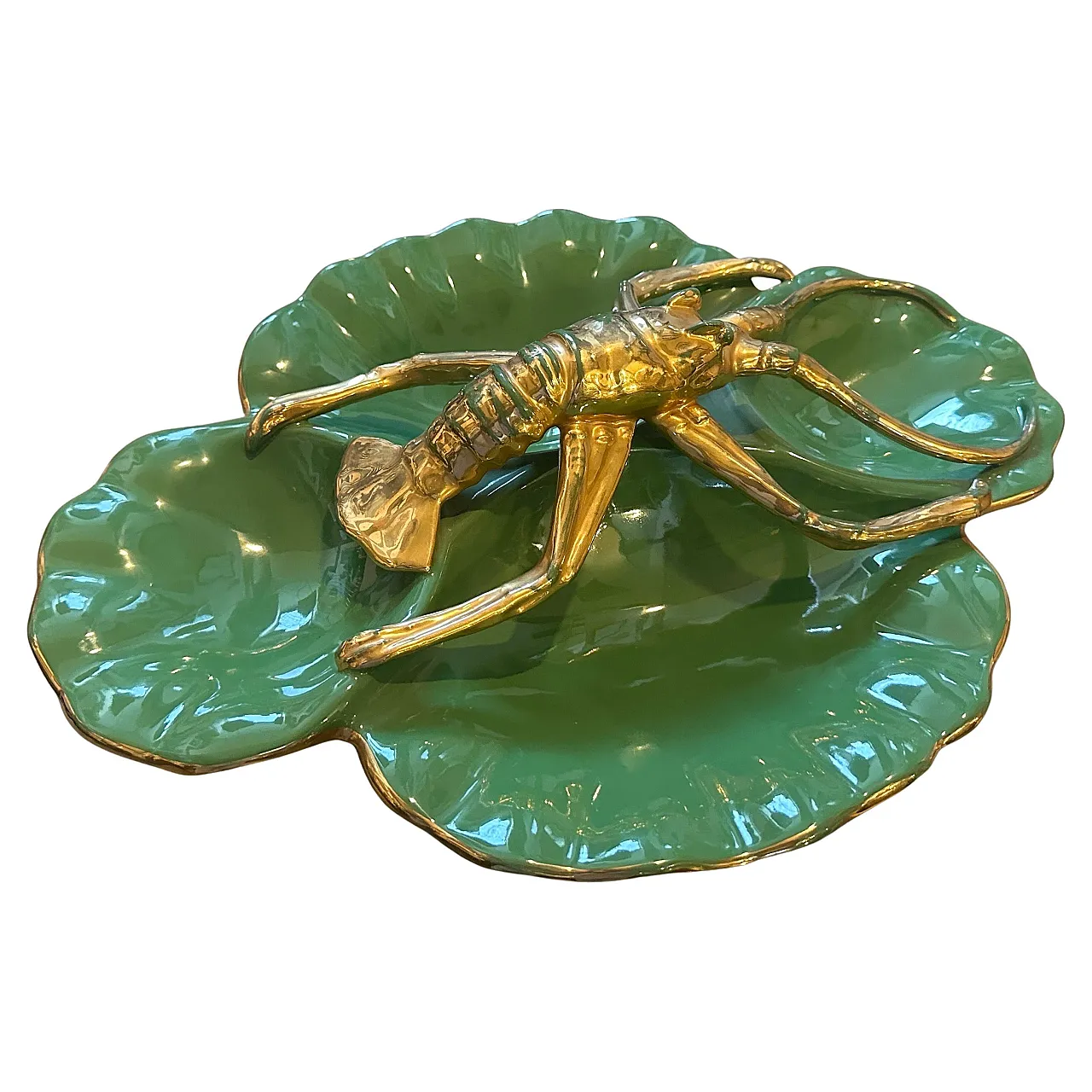 Ceramic centerpiece by Maioliche Artistiche Sestesi, 1950s 1