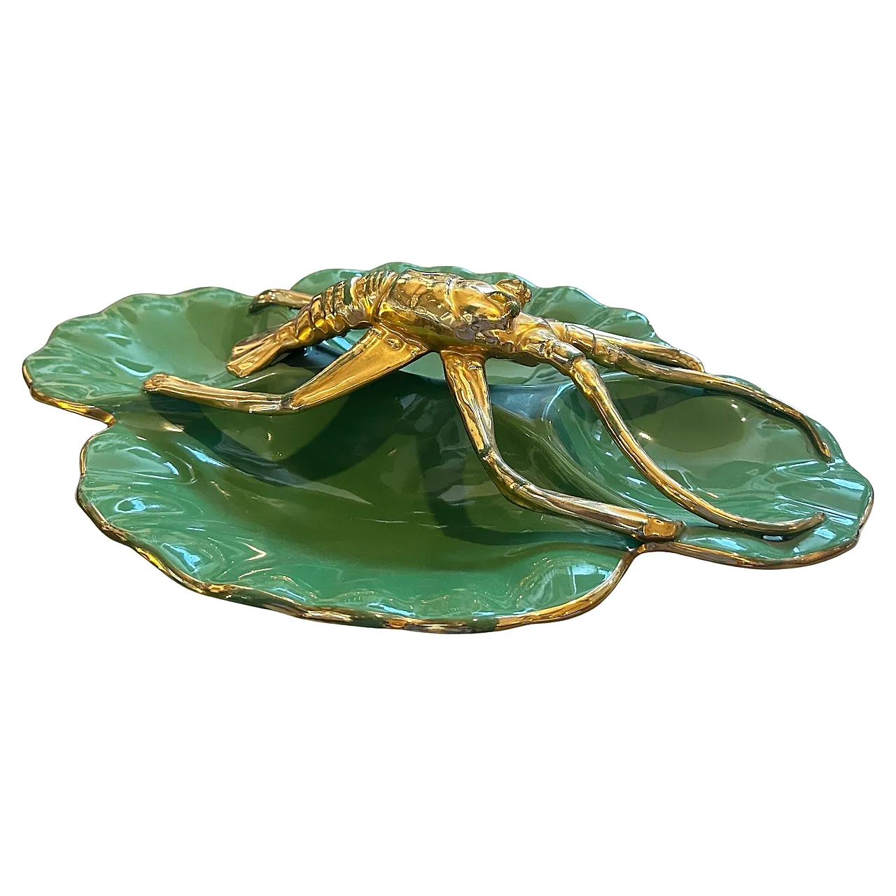 Ceramic centerpiece by Maioliche Artistiche Sestesi, 1950s 2