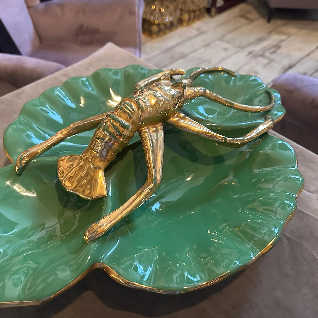 Ceramic centerpiece by Maioliche Artistiche Sestesi, 1950s 6