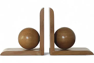 Pair of Mid-Century Modern Wooden Bookends, 1960s