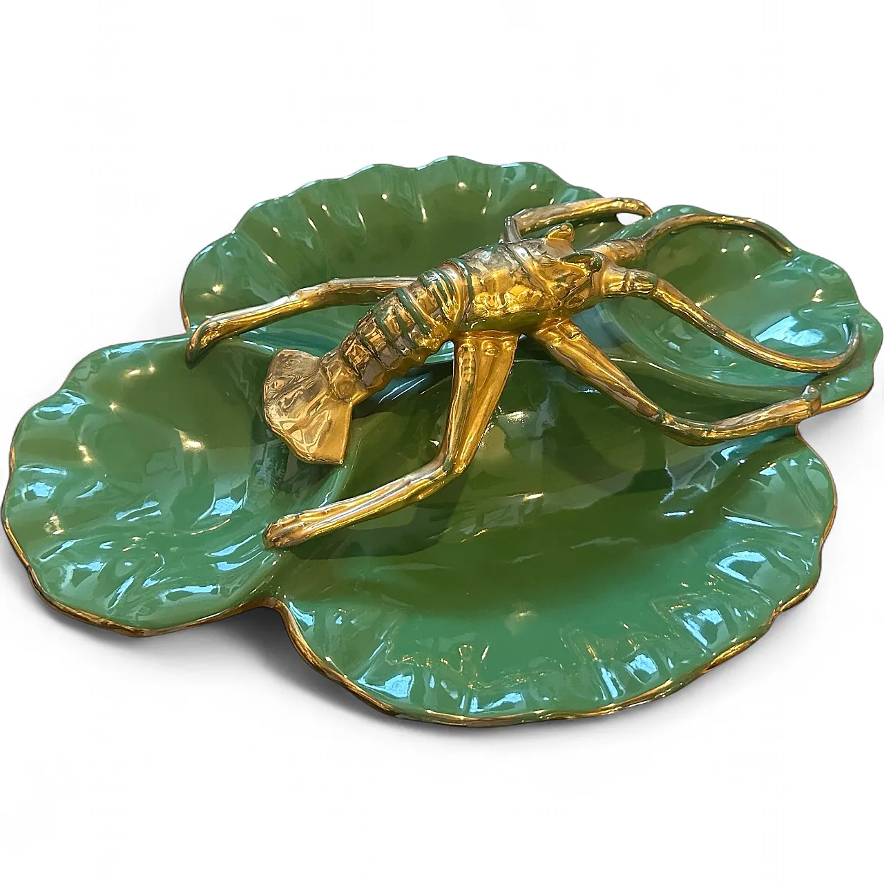 Ceramic centerpiece by Maioliche Artistiche Sestesi, 1950s 15