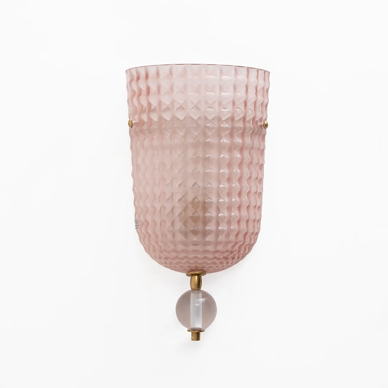 Pair of Italian Murano glass wall lamps in Art Deco style, 2000s 1