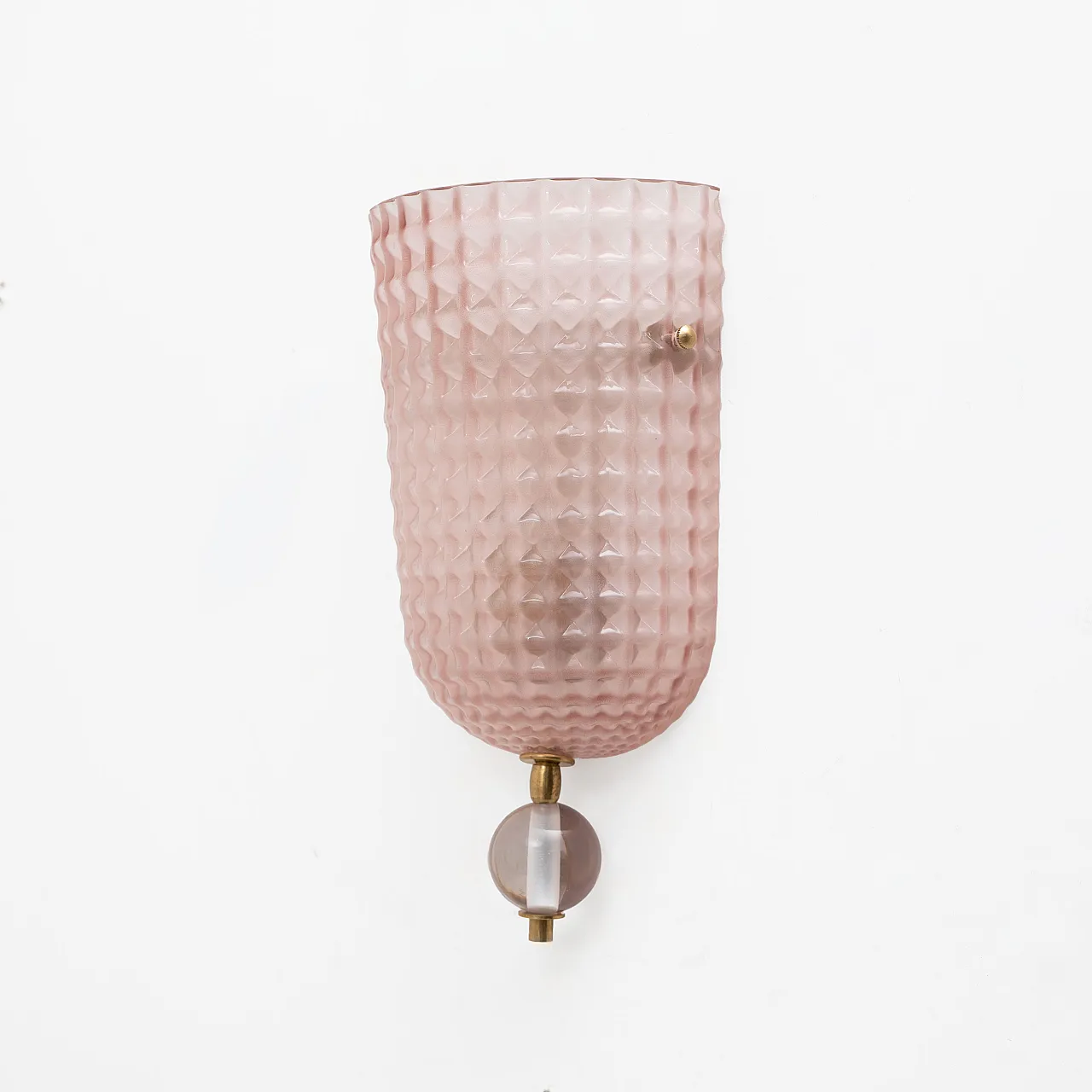 Pair of Italian Murano glass wall lamps in Art Deco style, 2000s 2