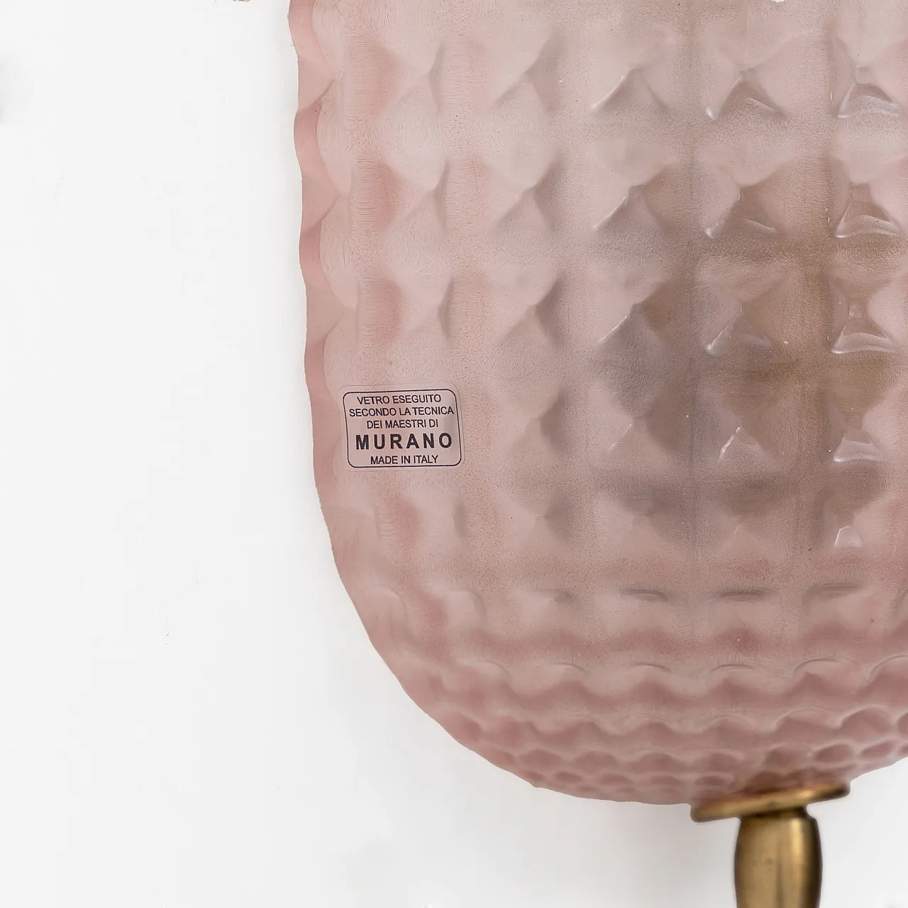 Pair of Italian Murano glass wall lamps in Art Deco style, 2000s 5