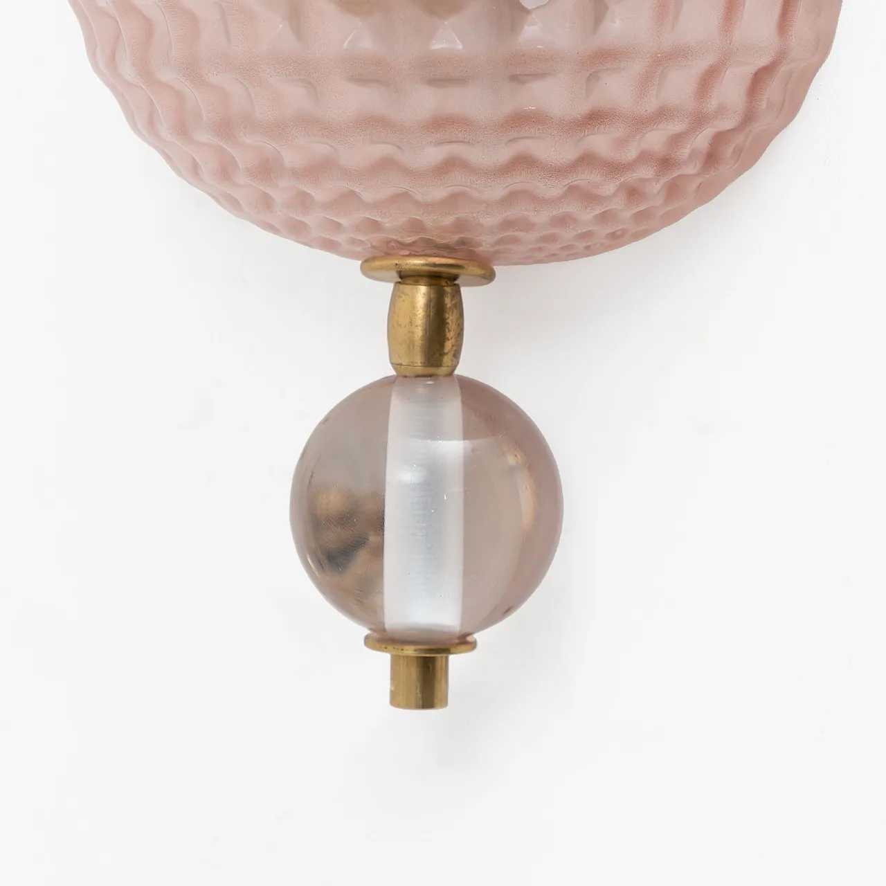 Pair of Italian Murano glass wall lamps in Art Deco style, 2000s 6
