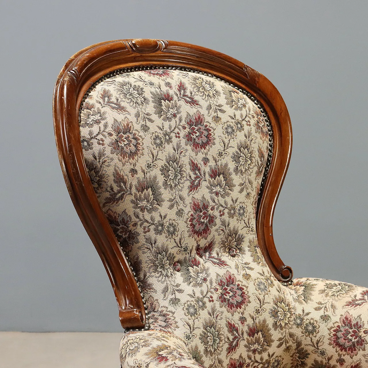 Louis Philippe walnut bergere, 19th century 4