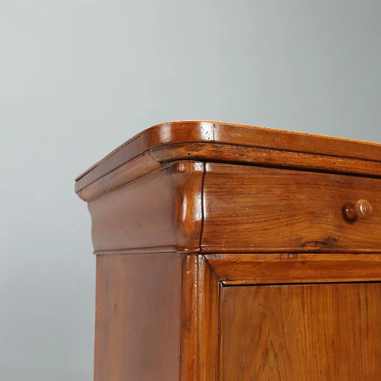 Louis Philippe walnut bedside table, 19th century 6