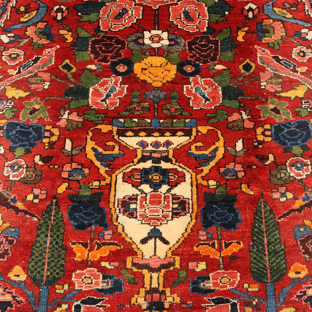 Bakhtiary rug in cotton and wool, 20th century 4