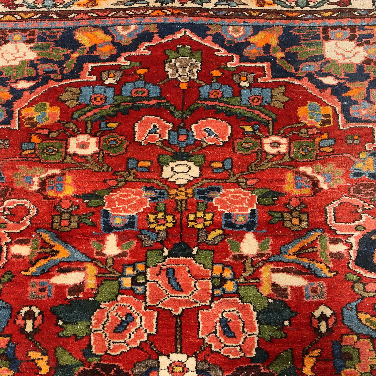 Bakhtiary rug in cotton and wool, 20th century 5