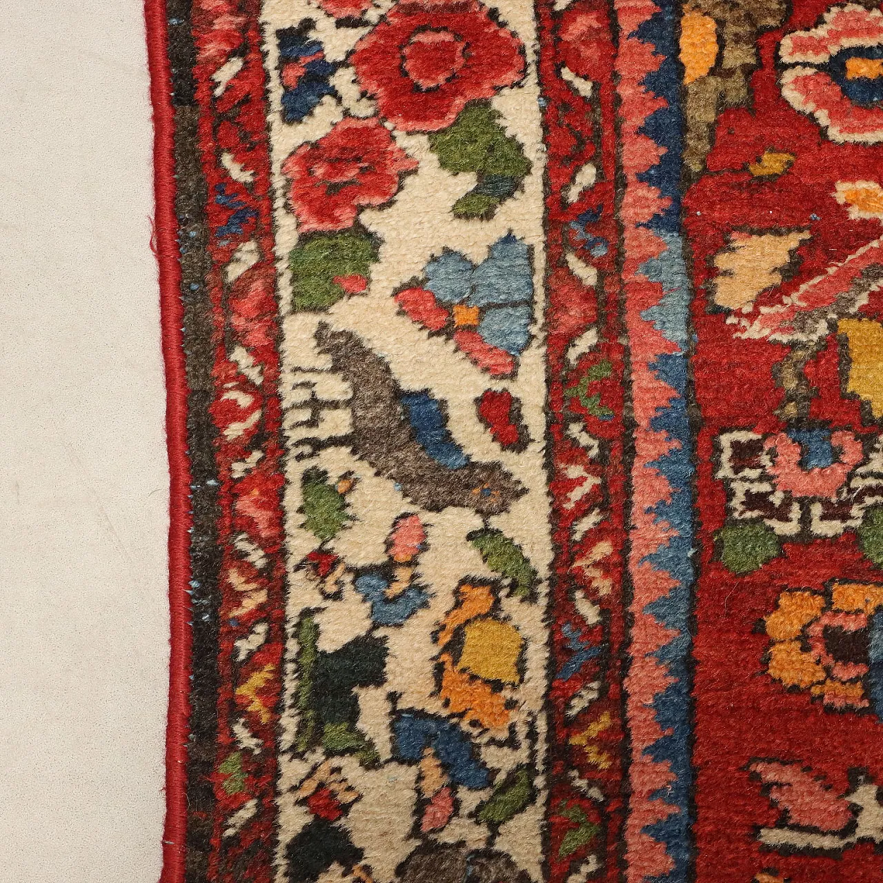 Bakhtiary rug in cotton and wool, 20th century 7