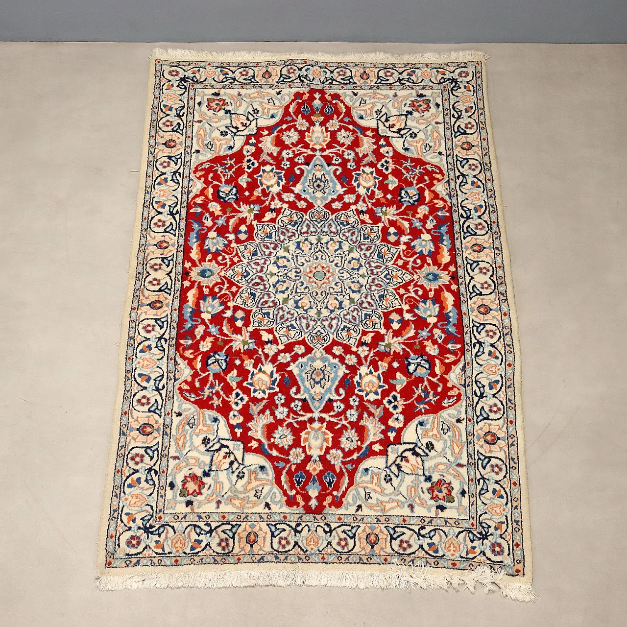 Nain rug in cotton and wool, 20th century 3