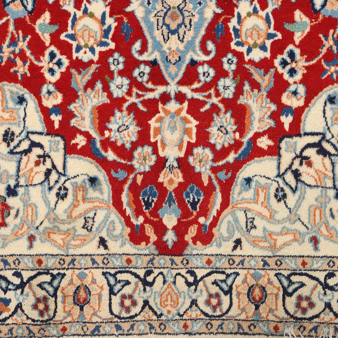 Nain rug in cotton and wool, 20th century 5