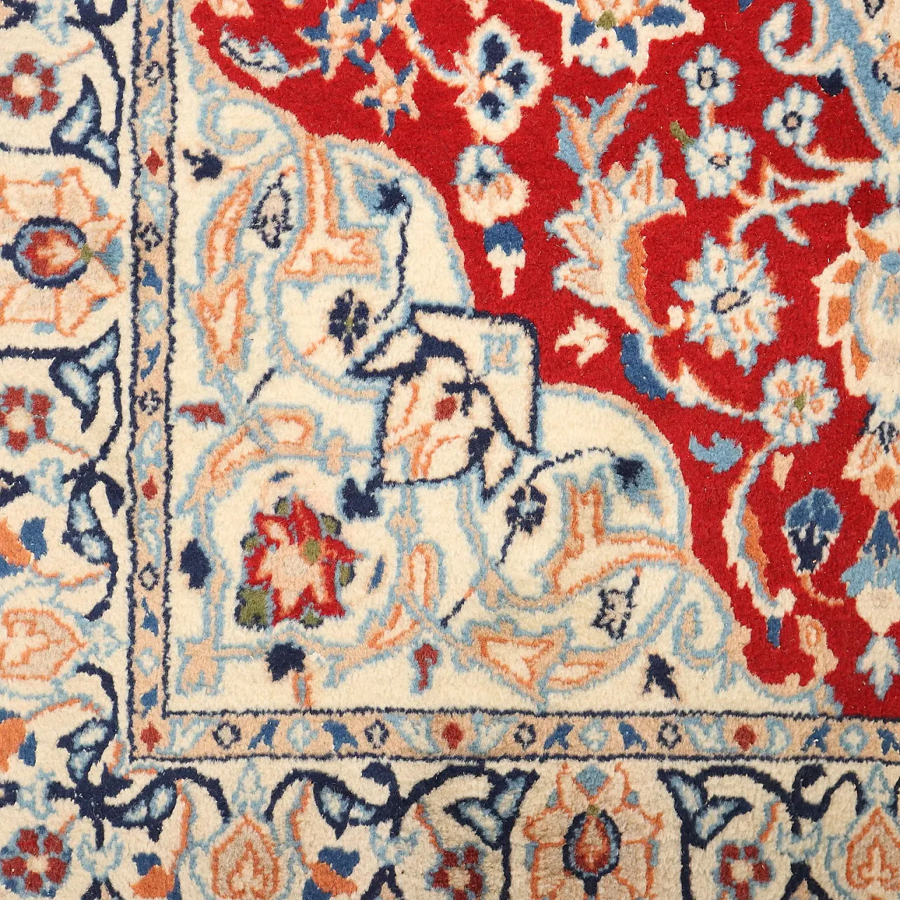 Nain rug in cotton and wool, 20th century 6