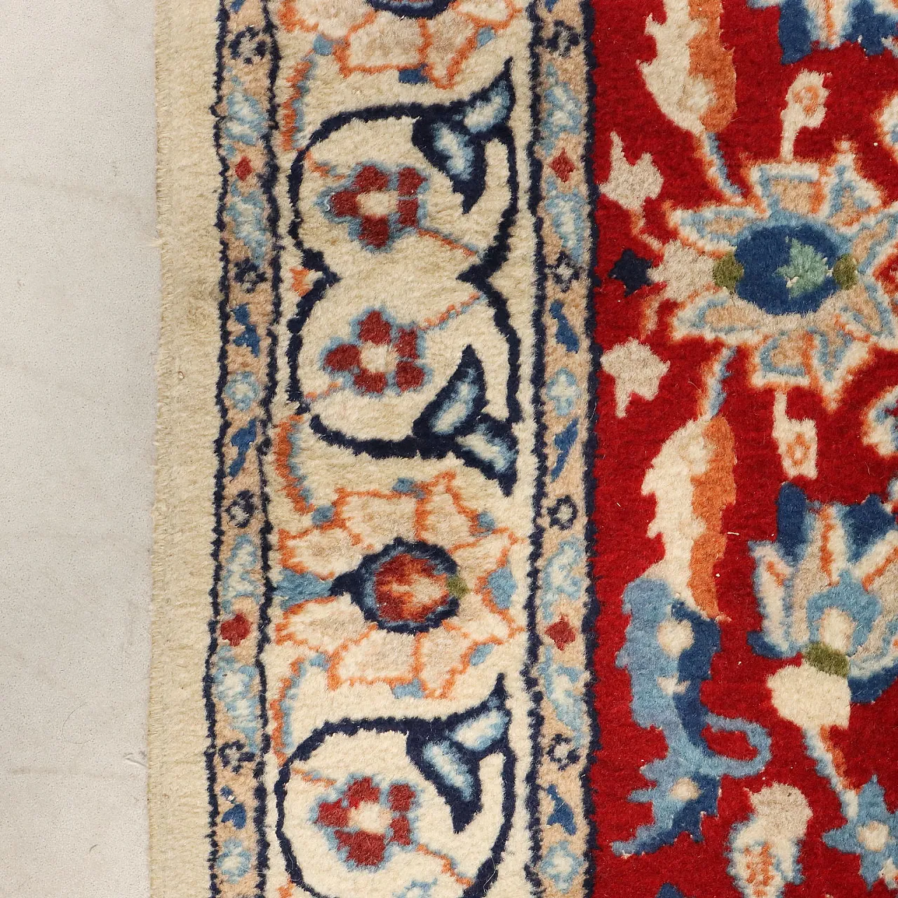 Nain rug in cotton and wool, 20th century 7