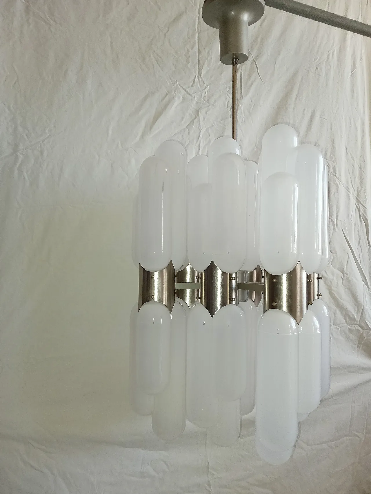 Torpedo Chandelier by Carlo Nason, 70s 1