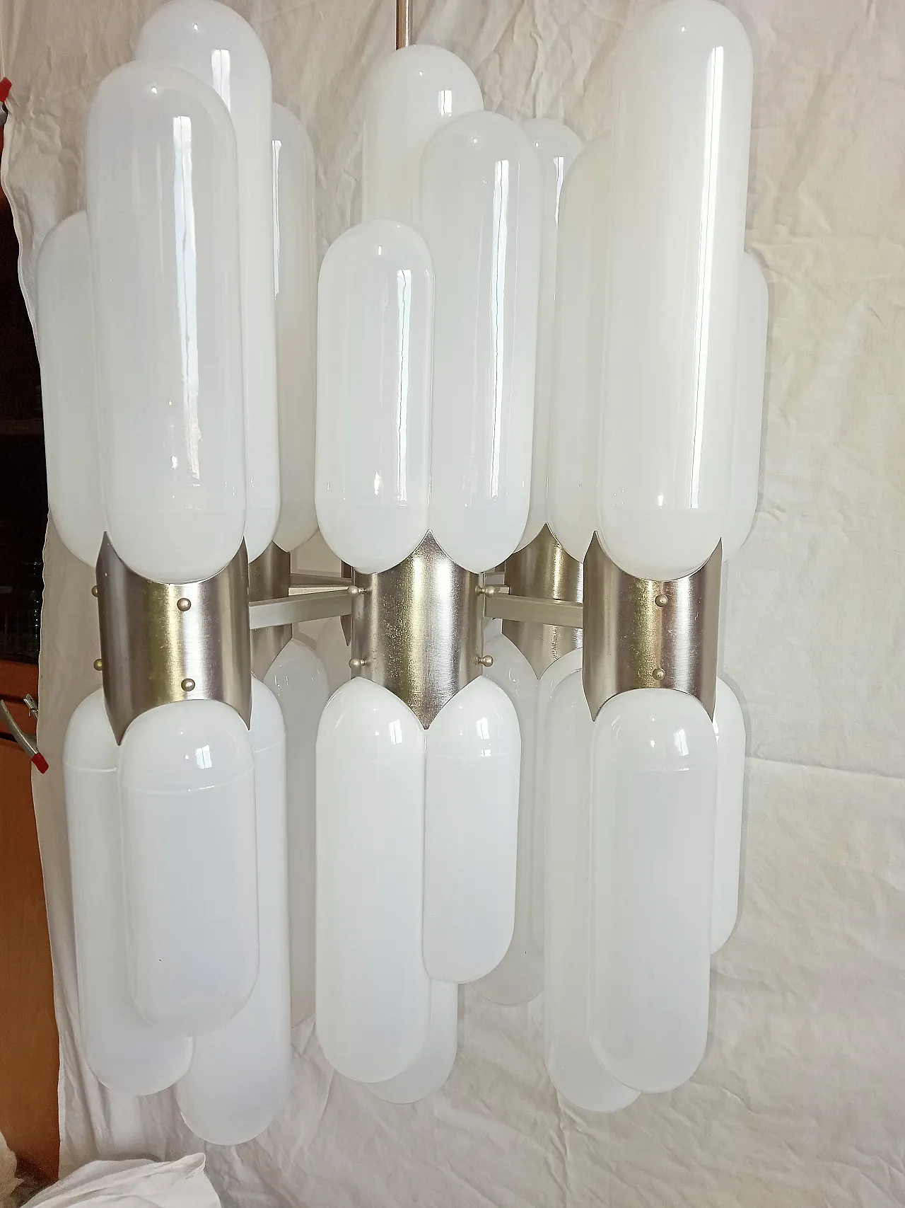 Torpedo Chandelier by Carlo Nason, 70s 2