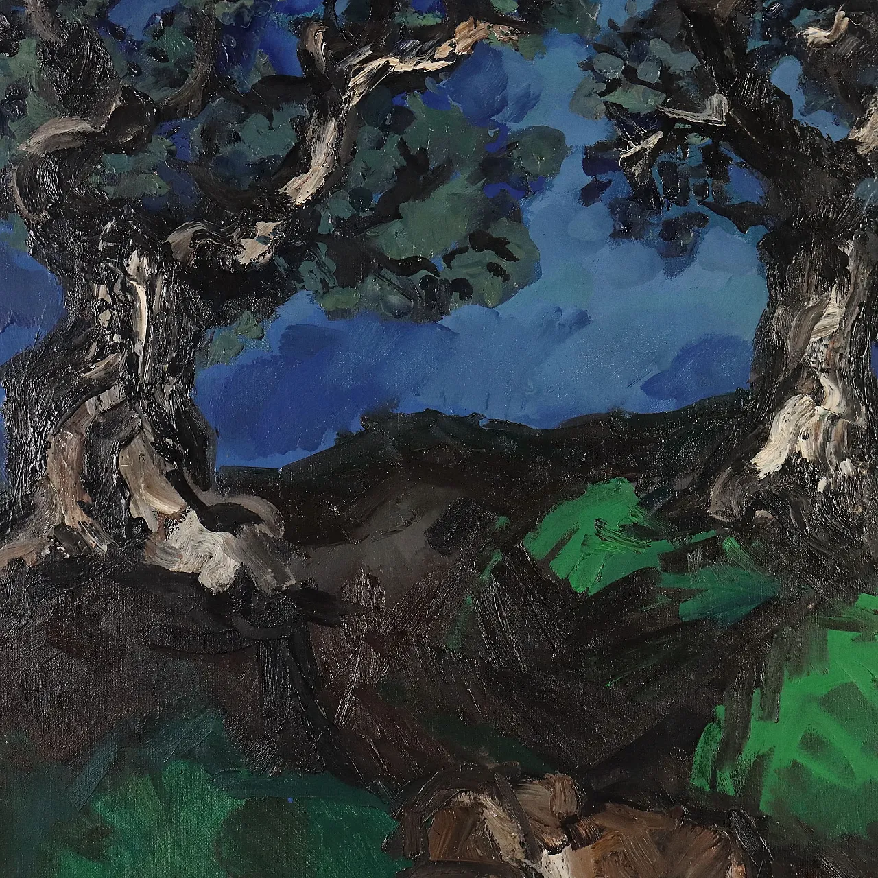 Painting by Saverio Barbaro, oil on canvas, 20th century 3