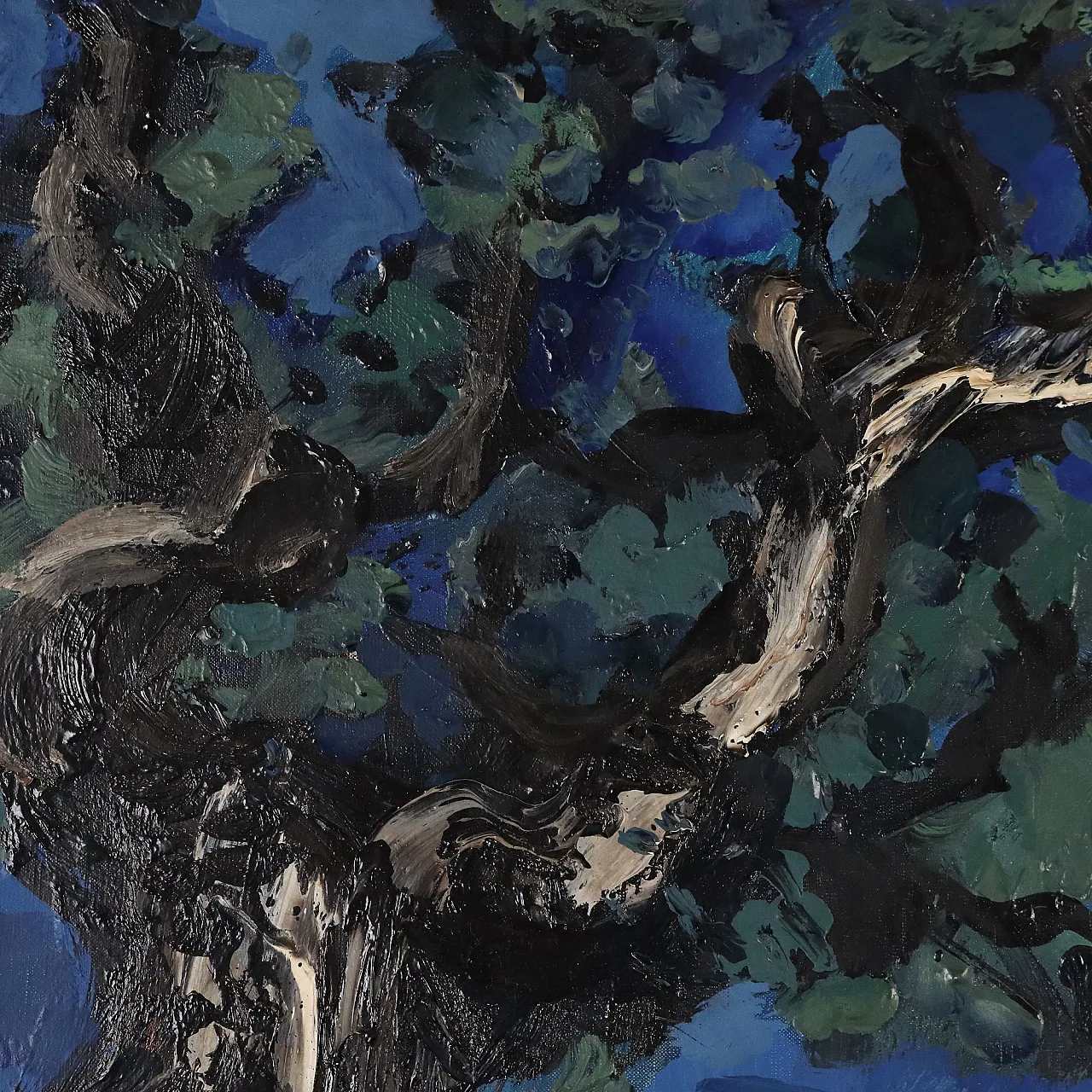 Painting by Saverio Barbaro, oil on canvas, 20th century 4