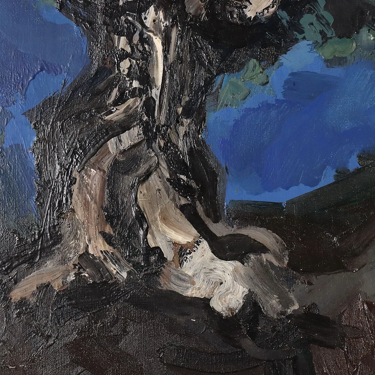 Painting by Saverio Barbaro, oil on canvas, 20th century 5