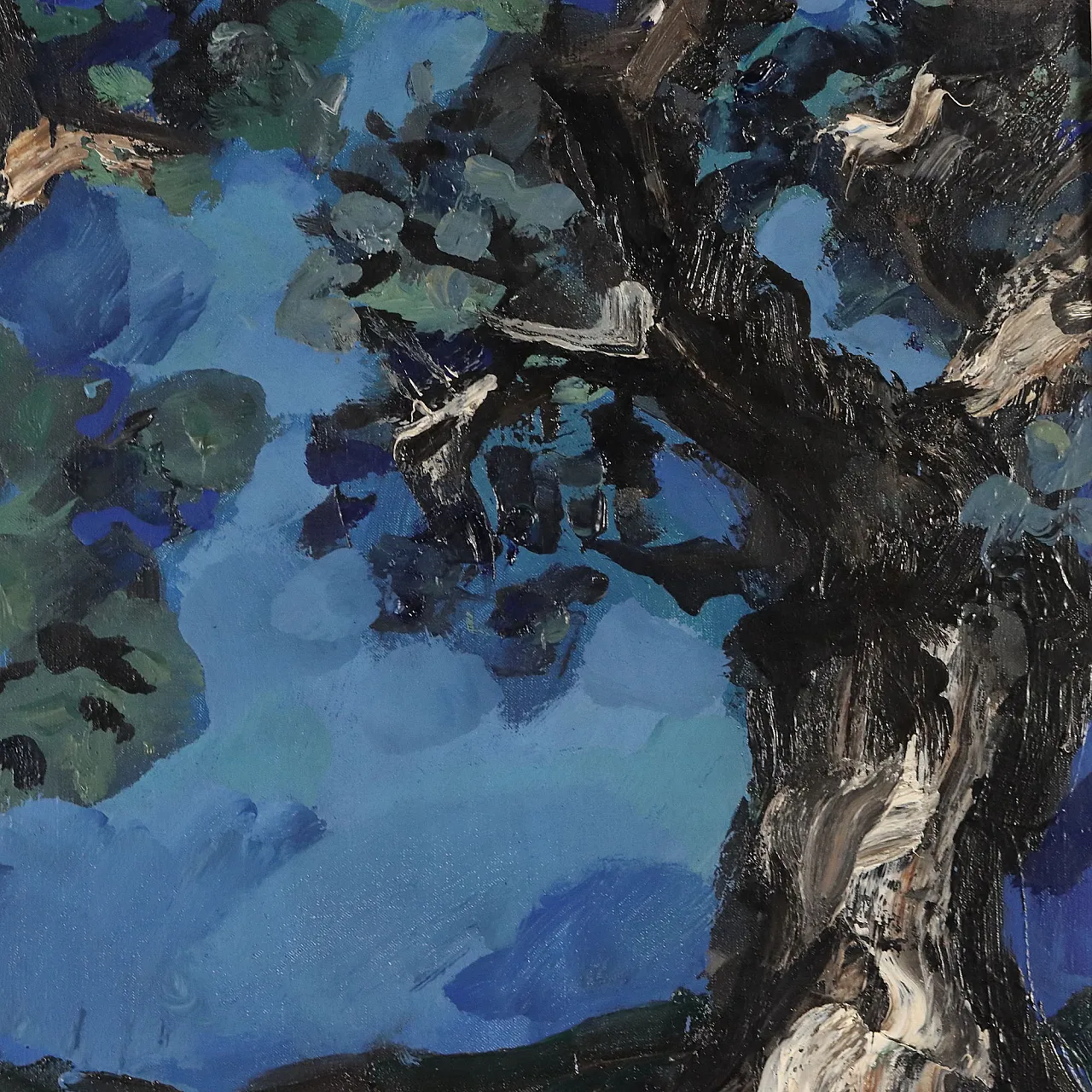 Painting by Saverio Barbaro, oil on canvas, 20th century 6