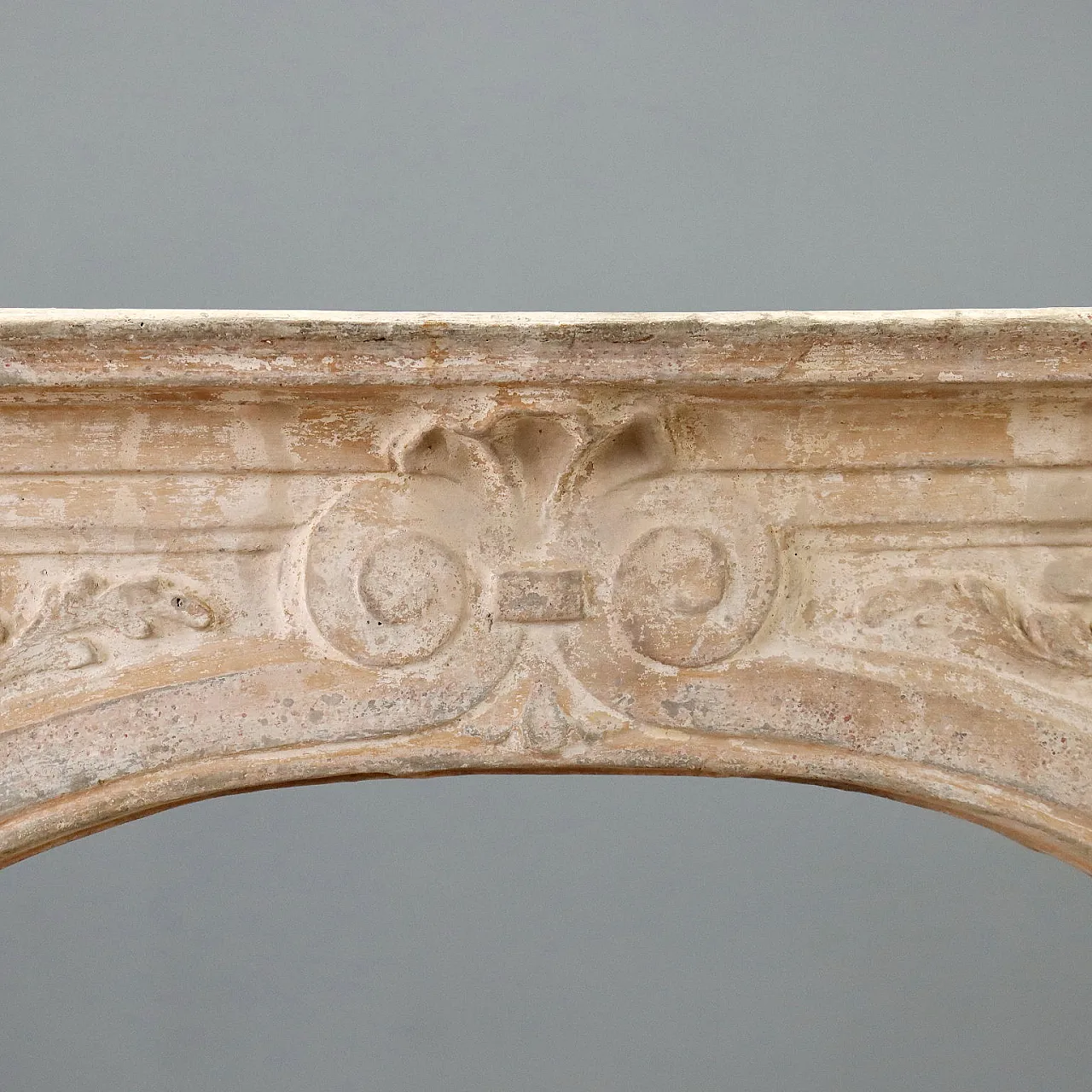Cement graniglia fireplace, 20th Century 5