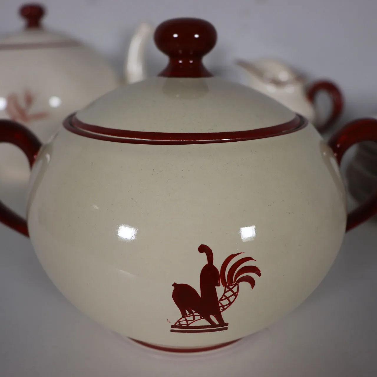 Tea set by Richard Ginori San Cristoforo, 1930s 4