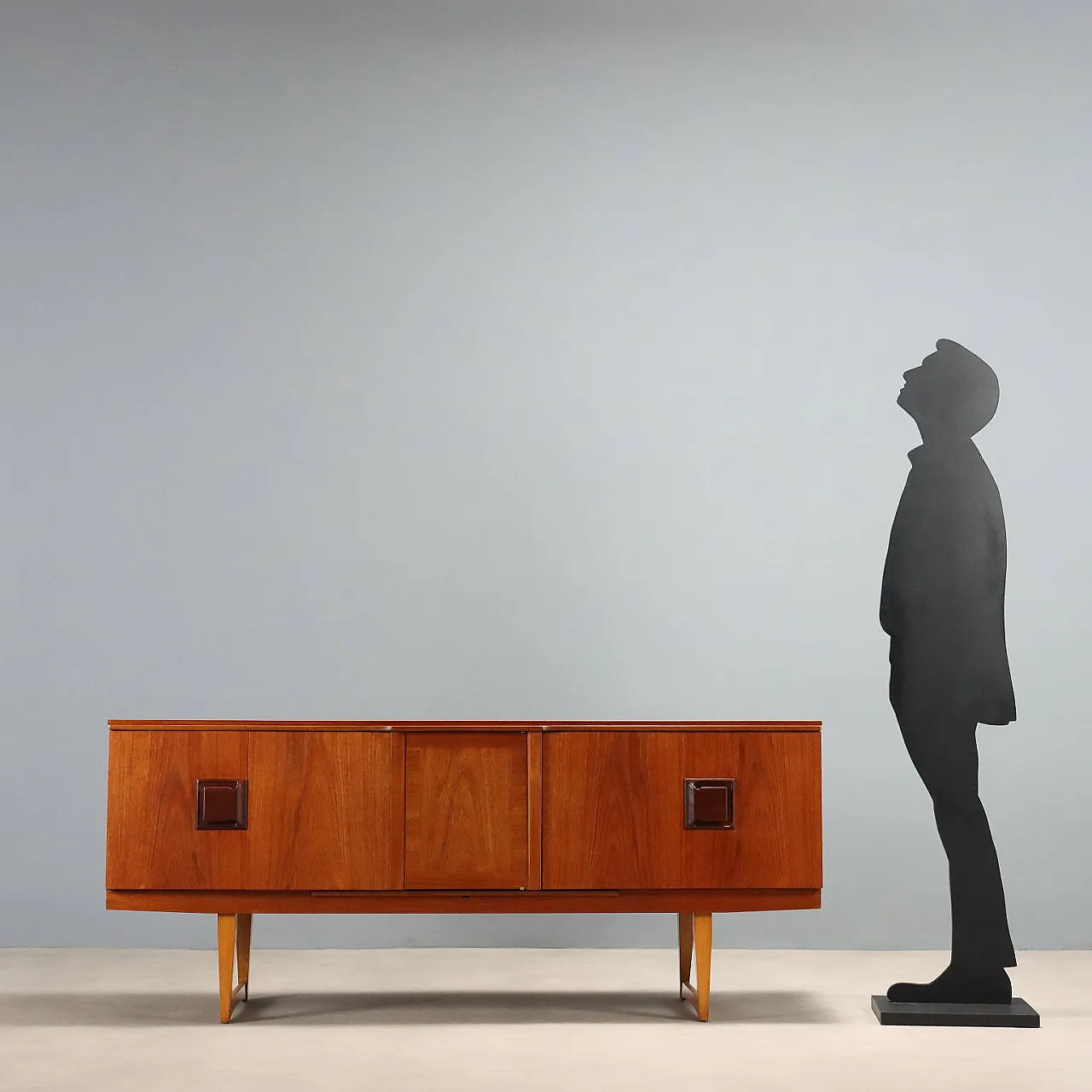 Credenza con vano bar, 20th century 3