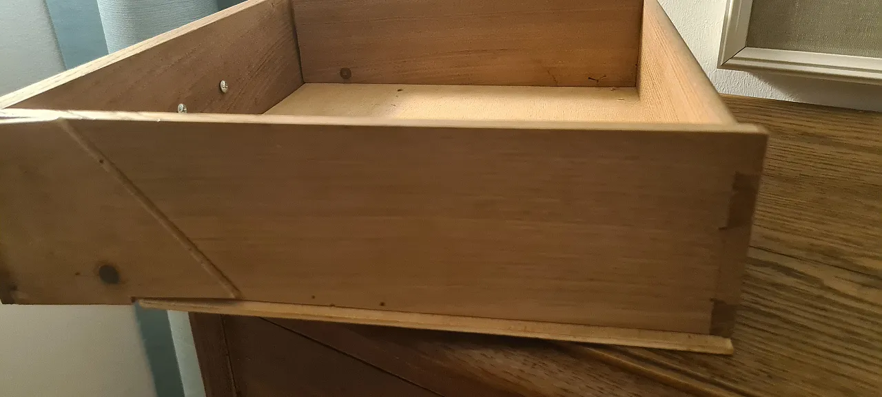 Solid Wood Filing Cabinet with drawers, 1930s 12
