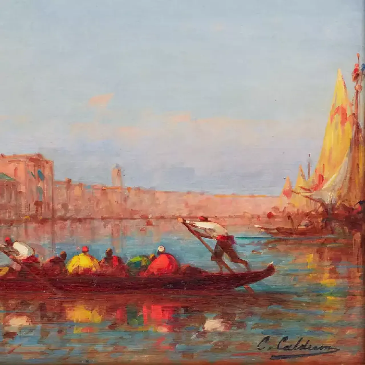 Painting by Charles-Clément Calderon, 19th century 4