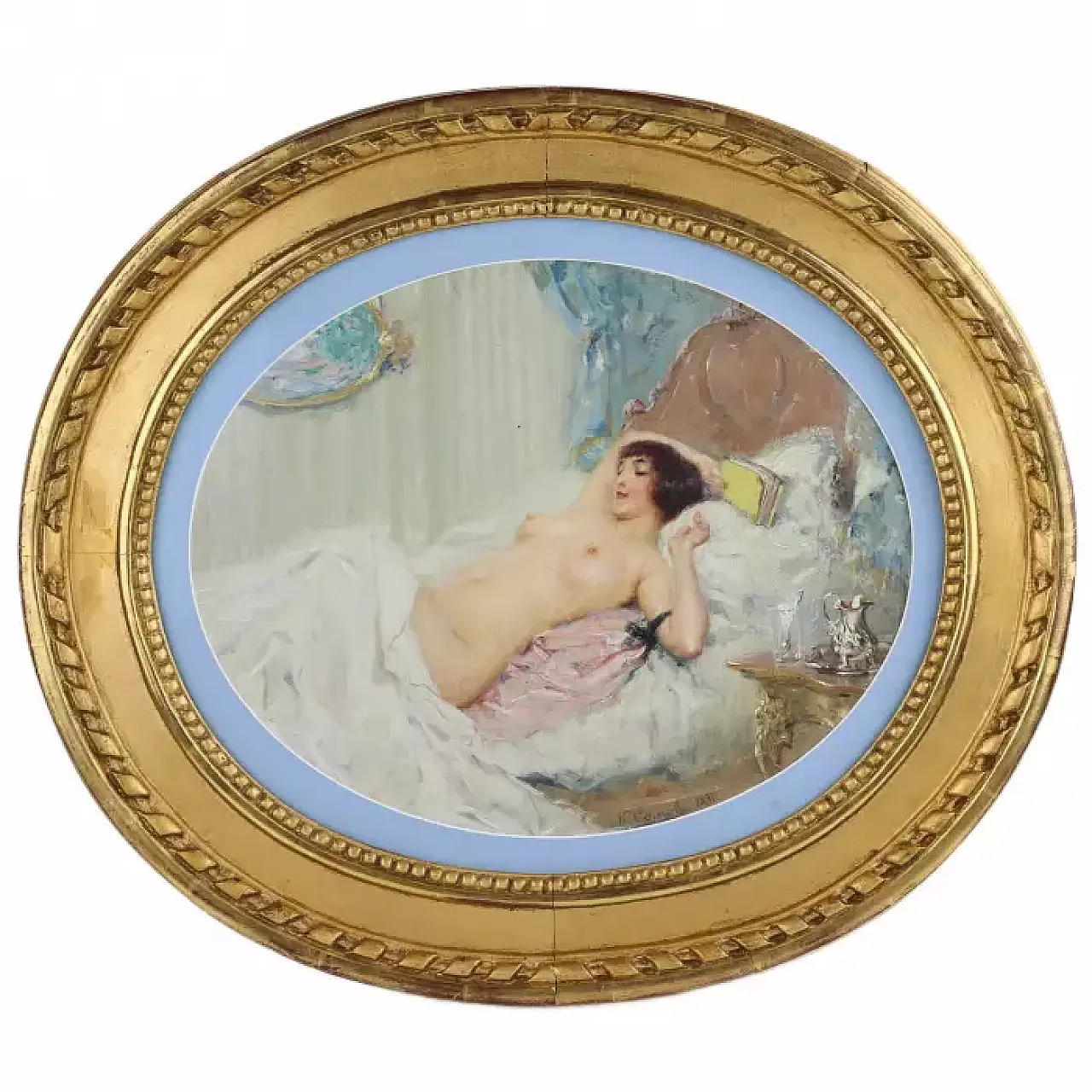 Modella nuda, fine '800 1
