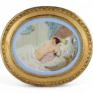 Modella nuda, fine '800