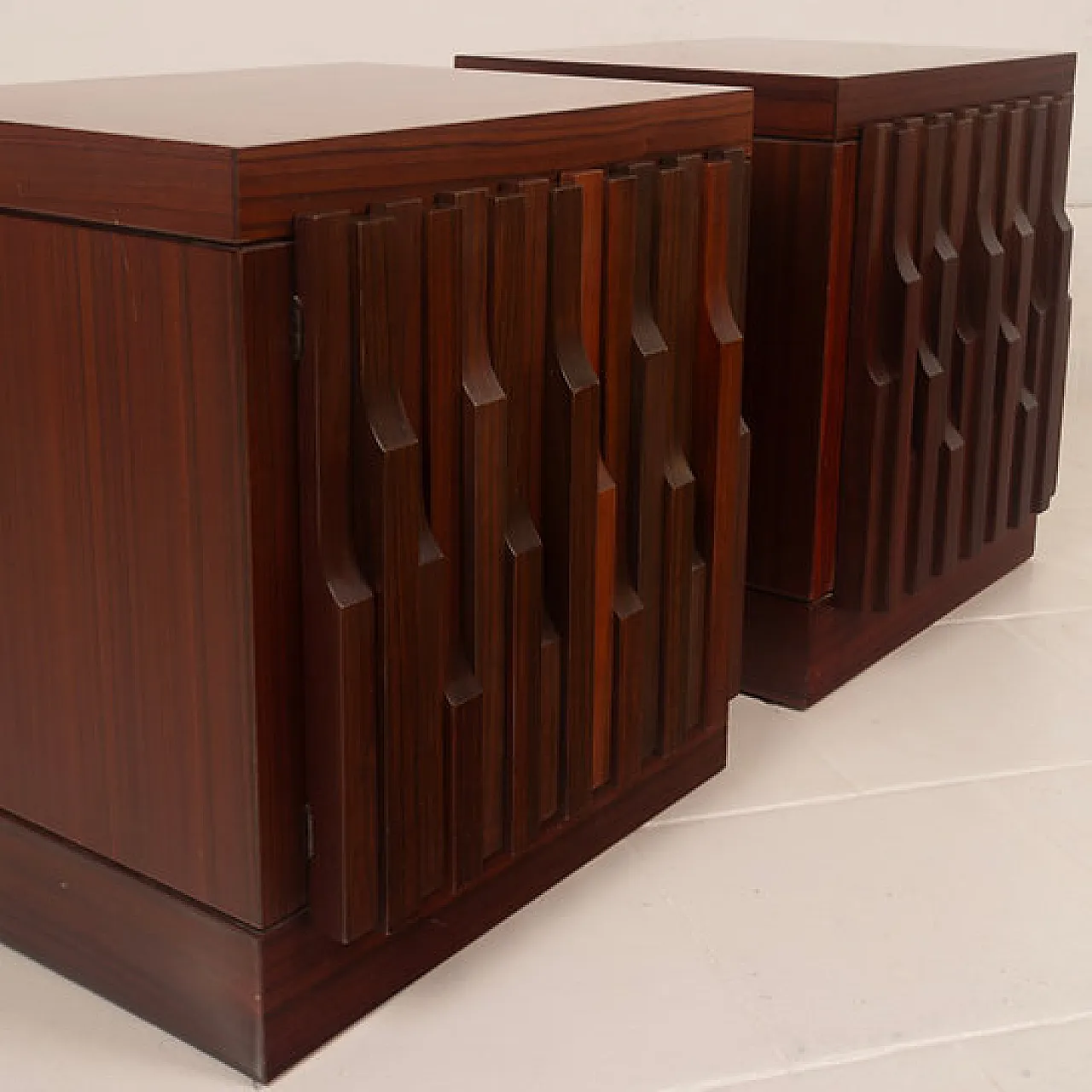 Pair of Nightstands by Luciano Frigerio  for Frigerio di Desio, 1970s 8