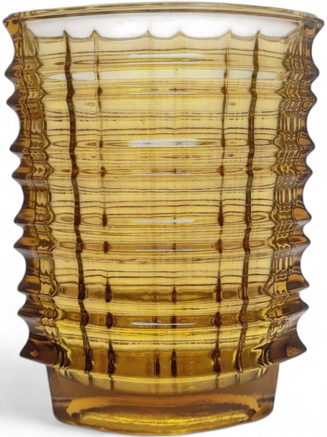 Vaso ottico New Look di Jan Sylwester Drost per la vetreria Ząbkowice, 11
